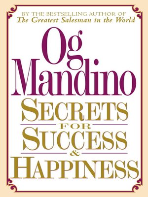 Secrets for Success and Happiness - ebook